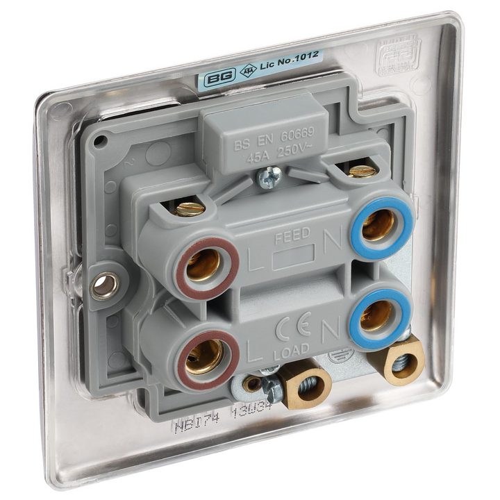 BG Nexus Brushed Iridium Cooker Switch