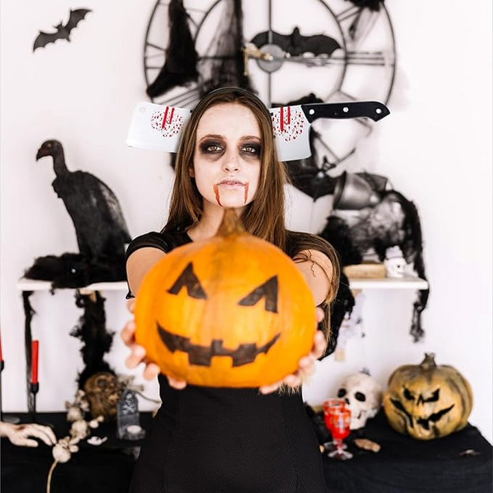 Halloween Plastic Cleaver Headband