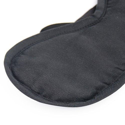 Black Silk Sleeping Eye Mask