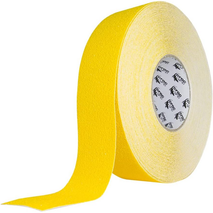 25m Croc Grip Yellow Anit-Slip 48mm Tape Roll