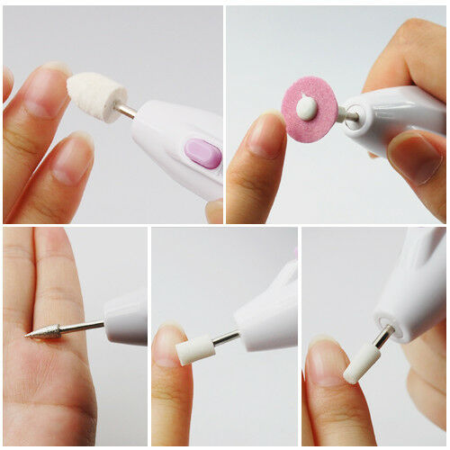 5 Bit Electric Manicure Pedicure Drill Kit