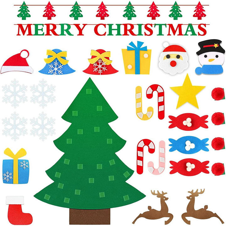 DIY Felt Christmas Tree Decorations