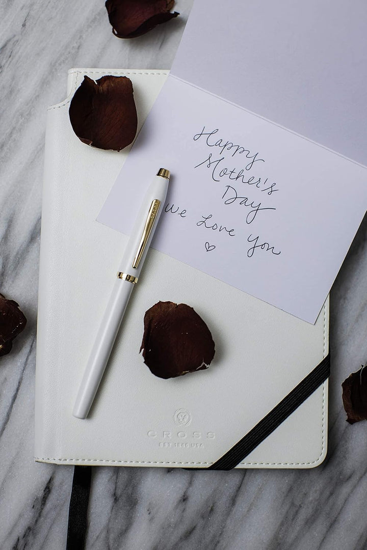 Cross Century II Pearlescent White & Rose Gold Fountain Pen