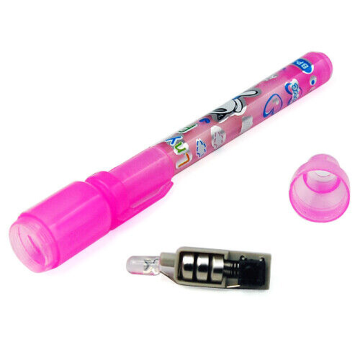 2 Pink UV Security Maker Pens