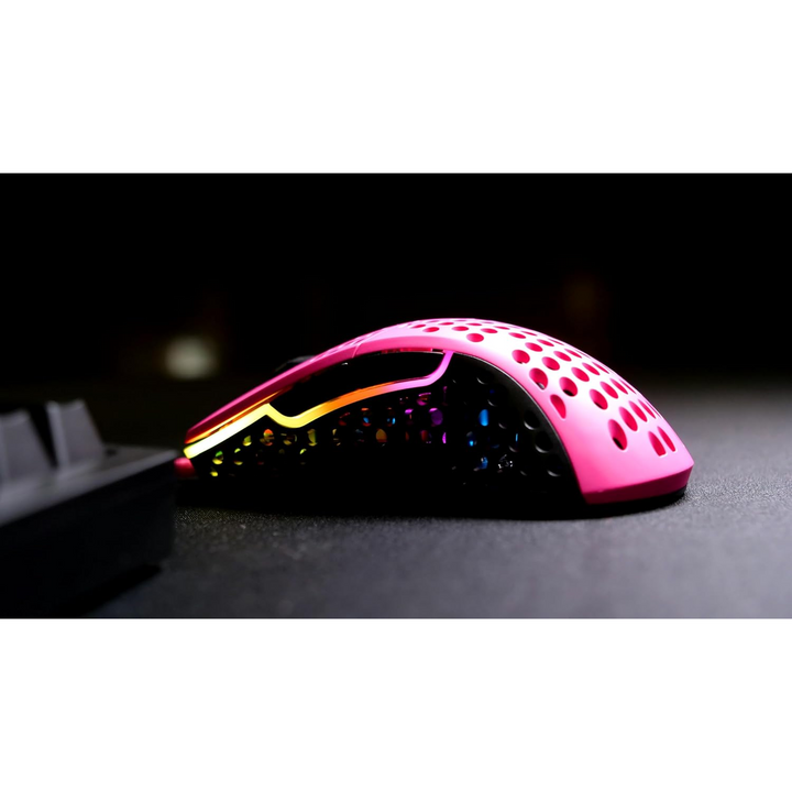 Cherry Pink XTRFY M4 RGB Wired Computer Mouse