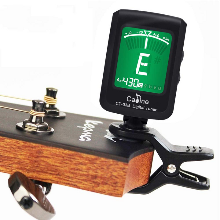 LED Clip-on Electronic Digital Guitar Tuner