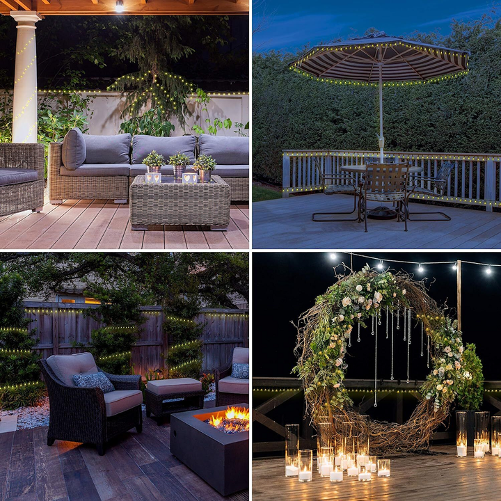 100 LED String Solar Lights