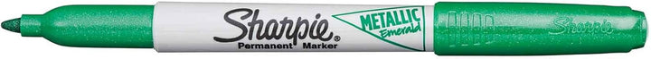 12 Sharpie Emerald Green Metallic Fine Permanent Markers