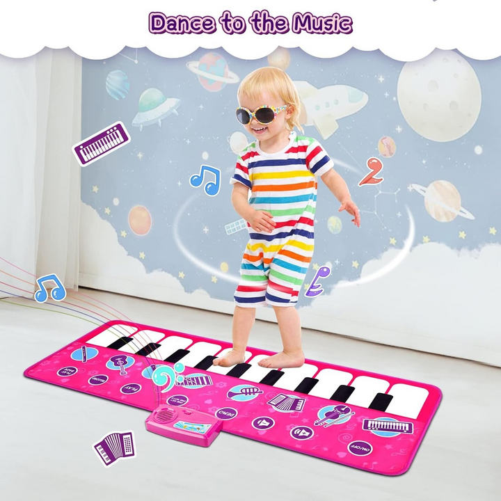 Giant Pink Piano Play Mat