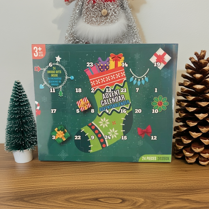 Girls Hair Accessory Christmas Advent Calendar