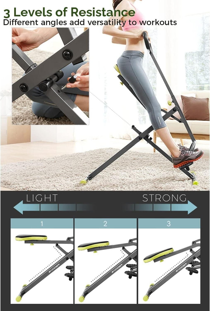 Upright Rower Exercise Machine