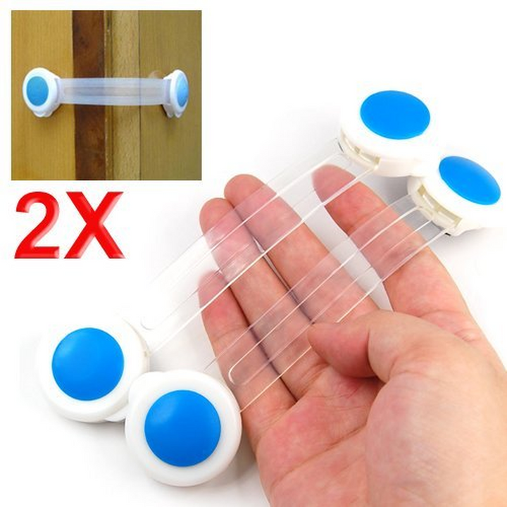 2 Baby Safe Cupboard Locks