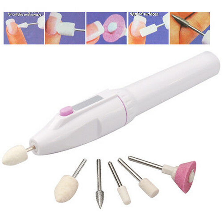 5 Bit Electric Manicure Pedicure Drill Kit