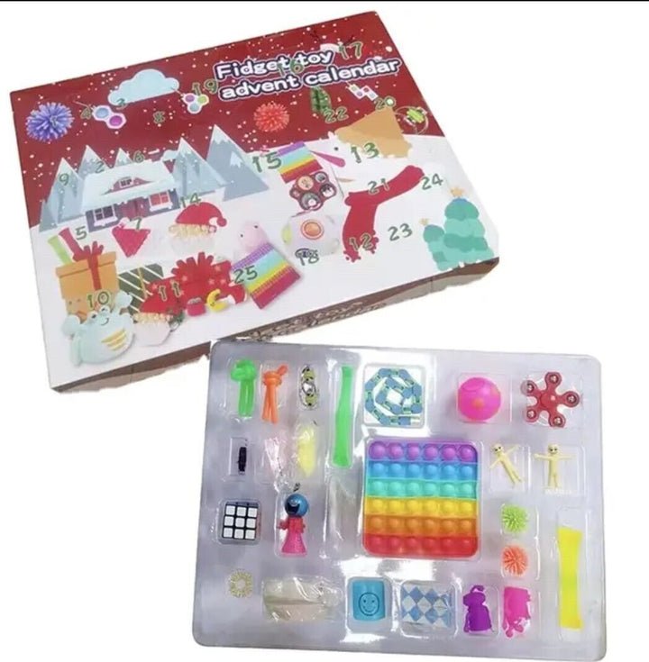 Blue Kids Christmas Advent Calendar