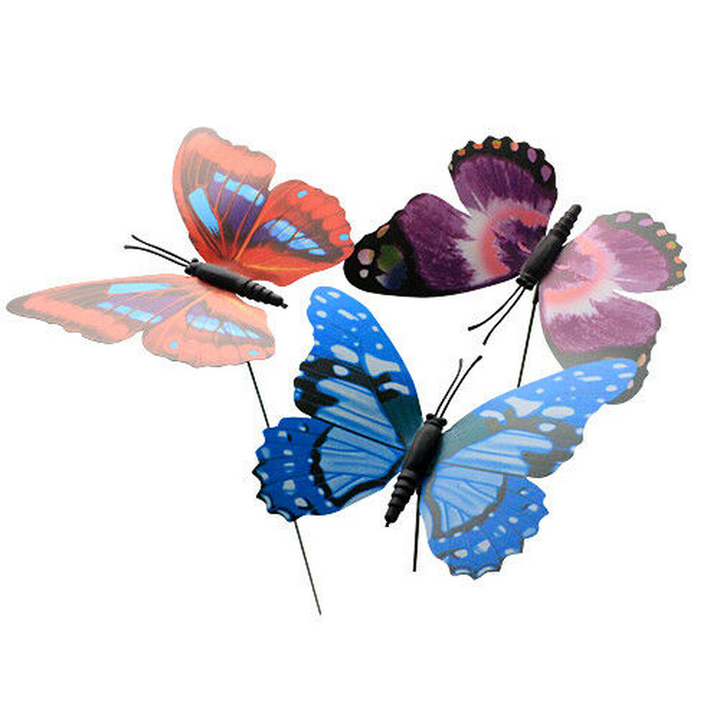10 Butterfly Garden Sticks