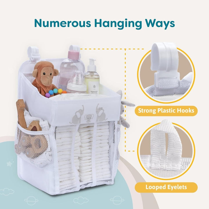 Baby Nappy Caddy Organiser