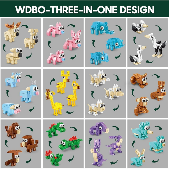 Animal Building Block Set