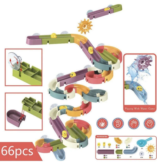 66 Piece Duck Run Bath Toy