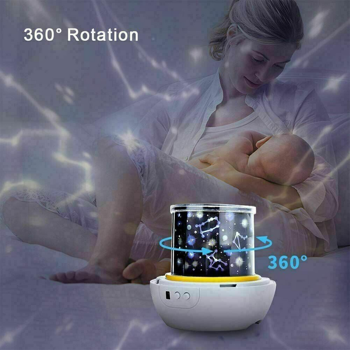Rotating Projector Star Night Light