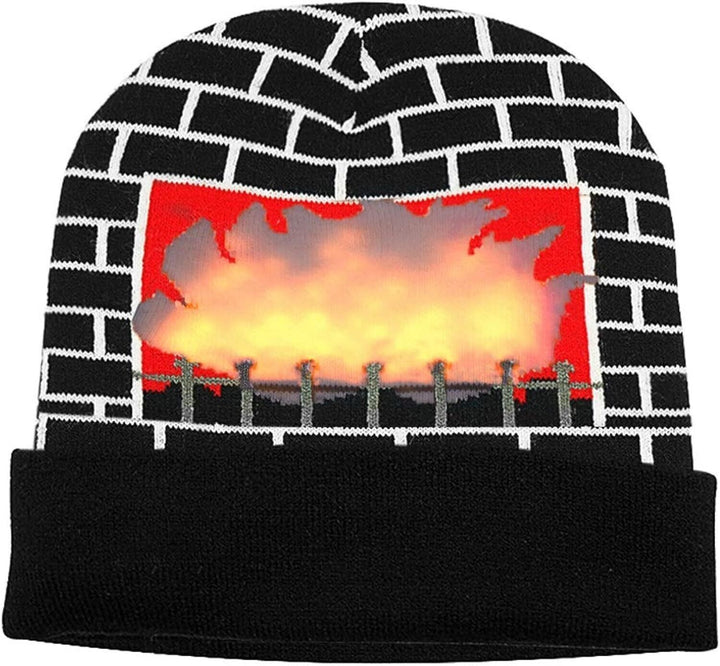 Christmas LED Beanie Bobble Hat