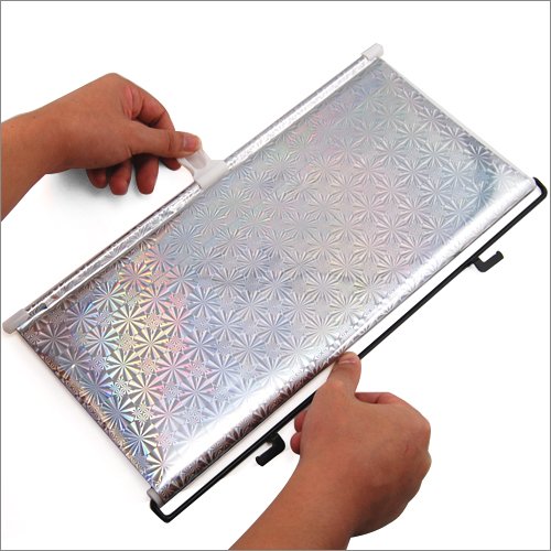 2 Universal Silver Car Roller Sunshield