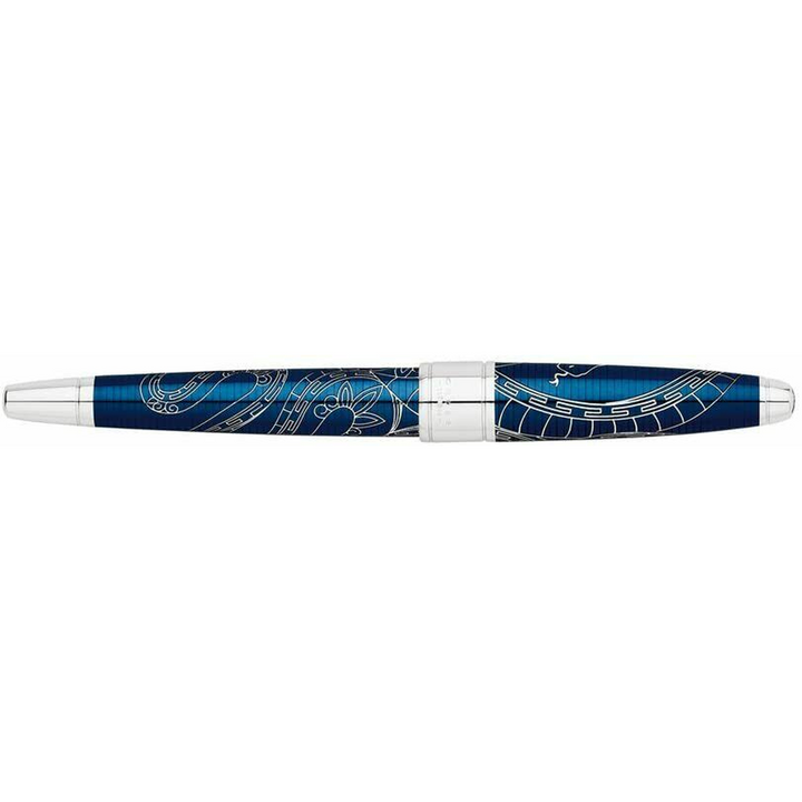 Cross Year Of The Snake Blue Lacquer Rollerball Pen