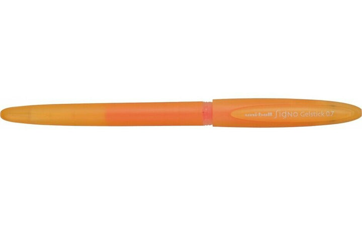 12 Uniball Orange 0.7mm Medium Rollerball Pens