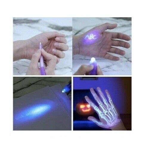 2 Pink UV Security Maker Pens