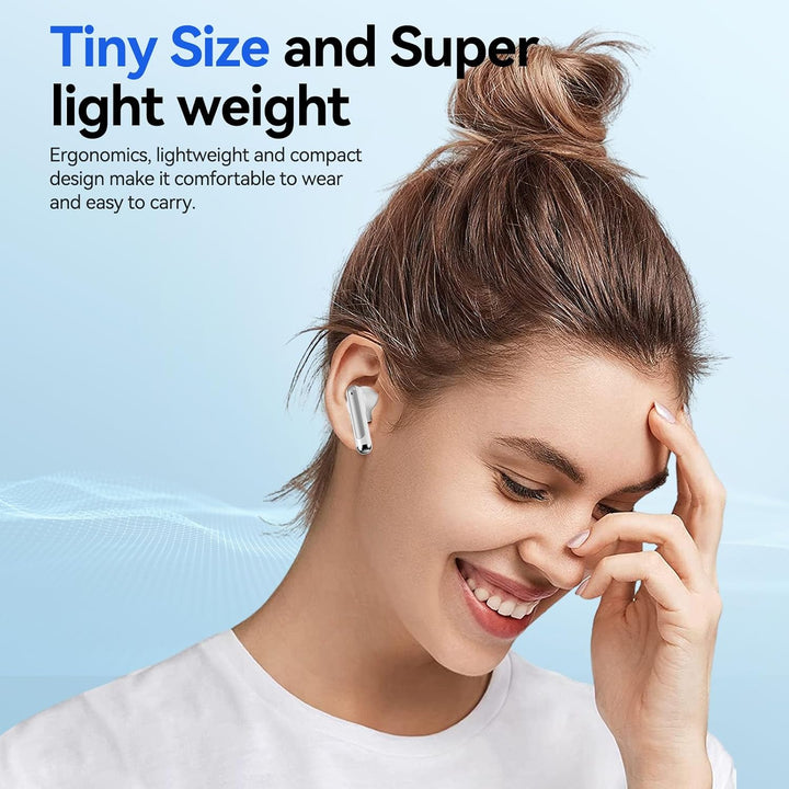 White S47 Wireless Earphones