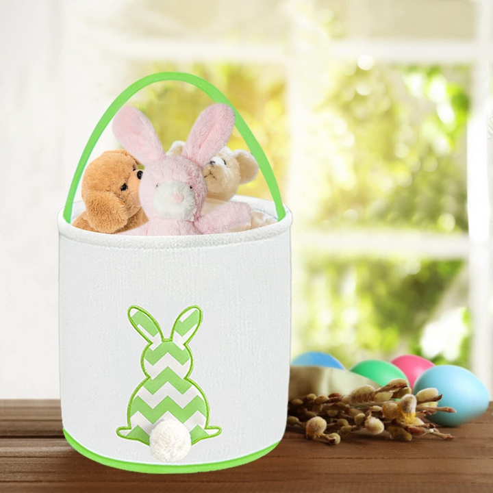 Green Easter Egg Hunt Bag