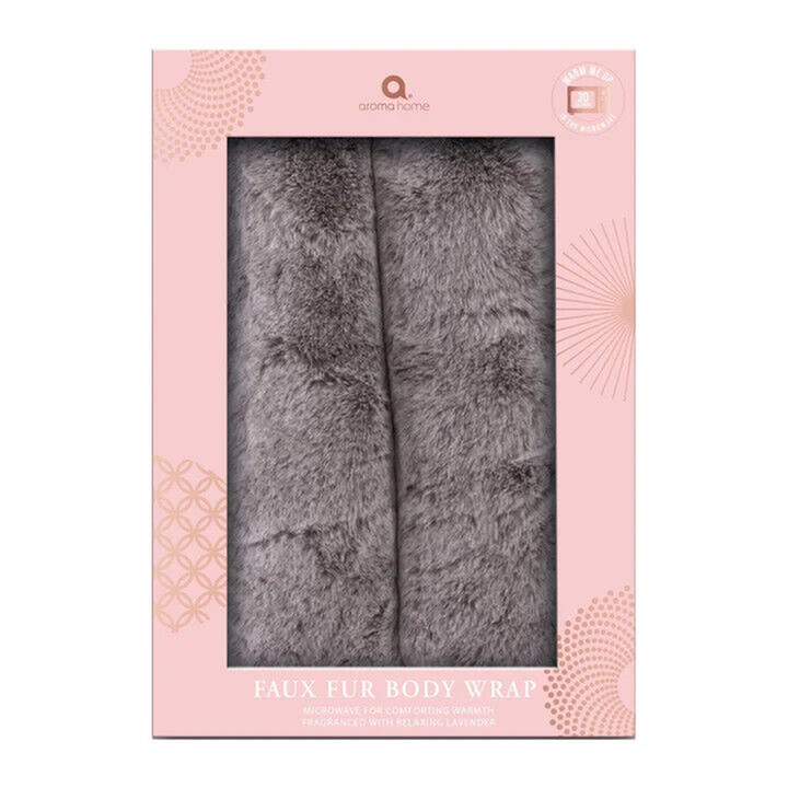 Aroma Home Faux Fur Body Wrap