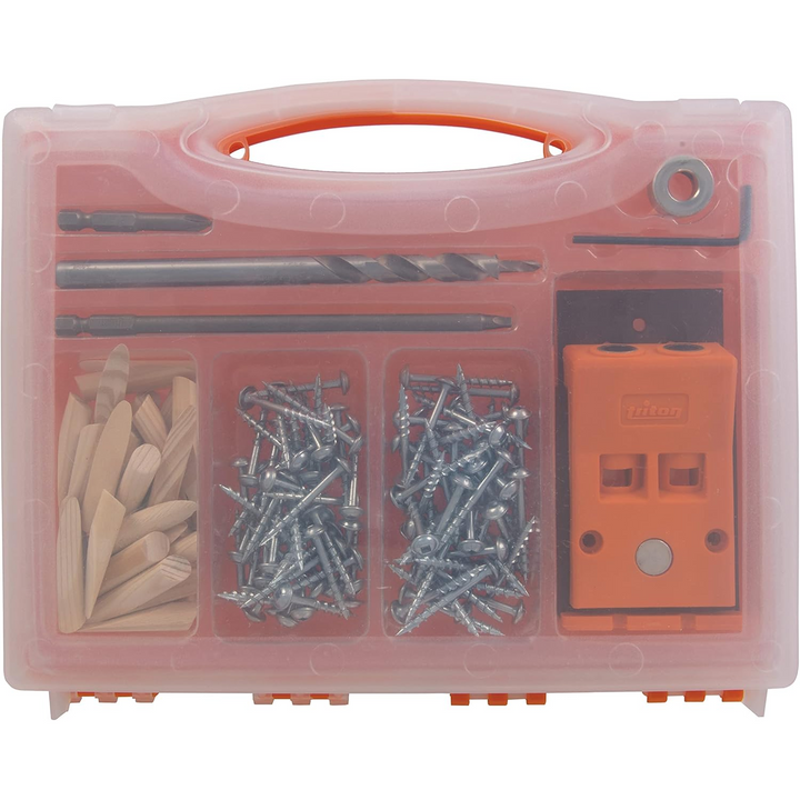 Triton 8 Piece T2 Double Mini Pocket Hole Jig Set