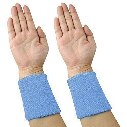 Sports Sweat Band Wristband & Headband Set
