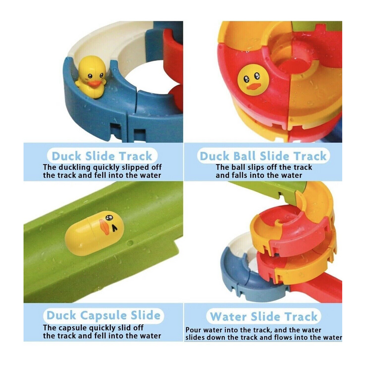 Children's 66 Piece Duck Run Bath Toy