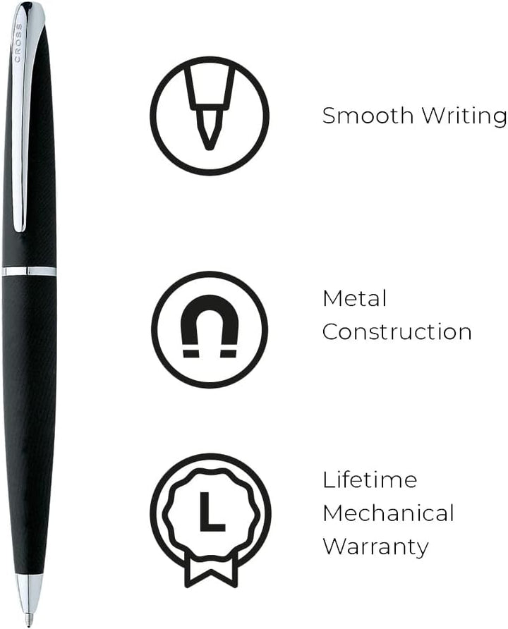 Cross ATX Basalt Black Ballpoint Pen
