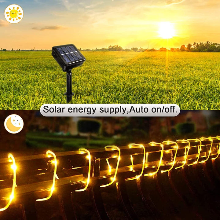 White Waterproof Solar Lights