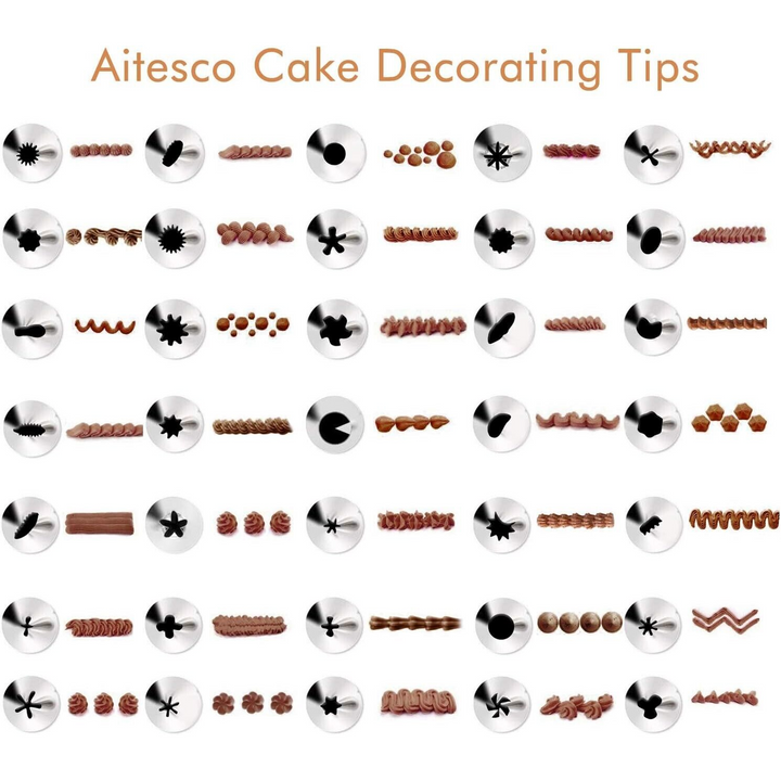 Wisfox 85 Pcs Cake Decorating Tool