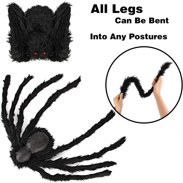 Small Black Flexible Halloween Spider