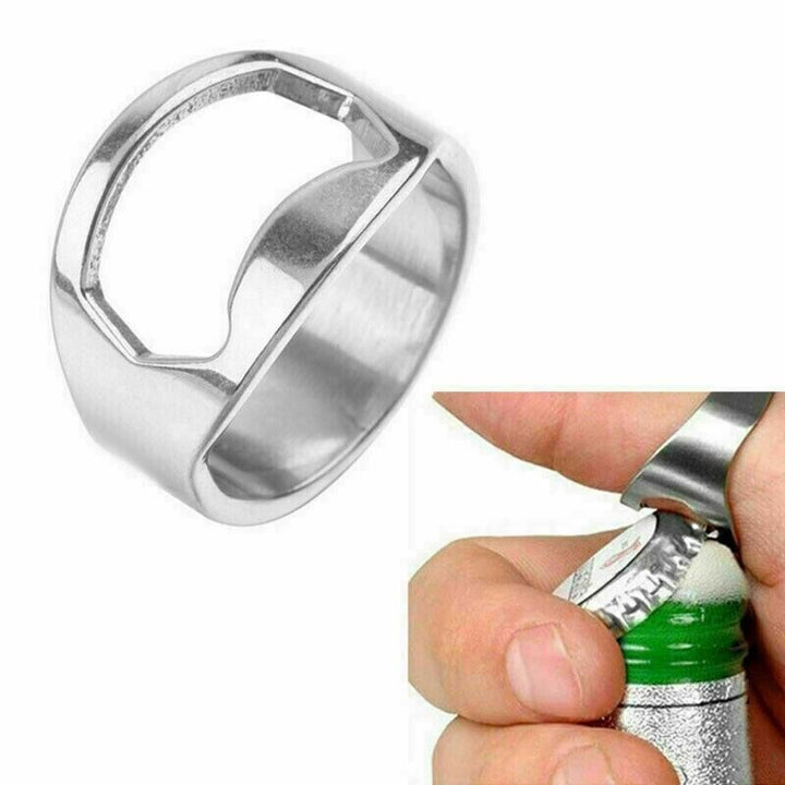 Stainless Steel Beer Bottle Ring Opener