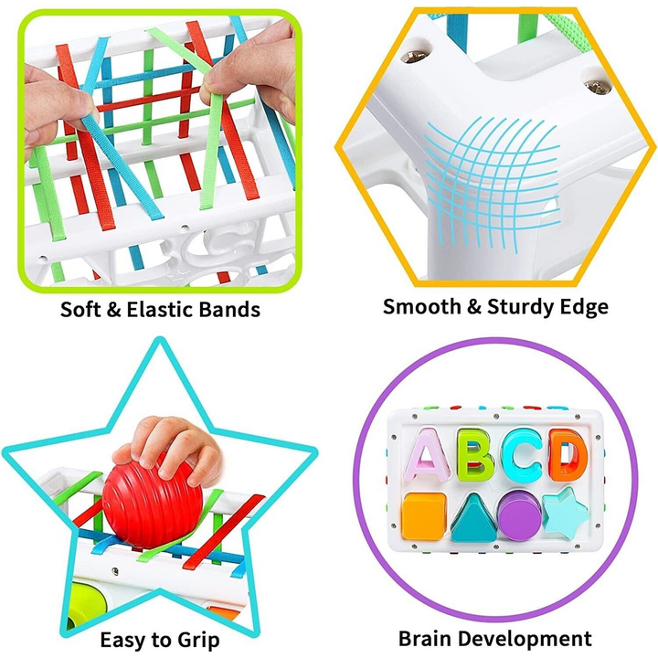 Baby Sensory 6-18 Month Shape Sorting Activity Toy