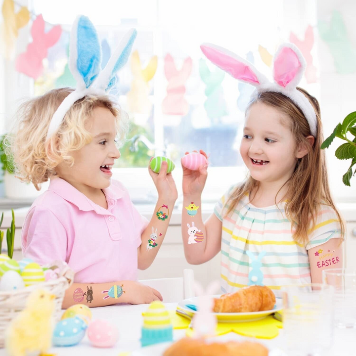 10 Easter Temporary Tattoo Set
