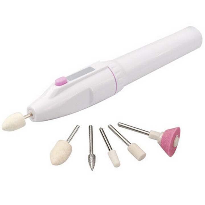 5 Bit Electric Manicure Pedicure Drill Kit