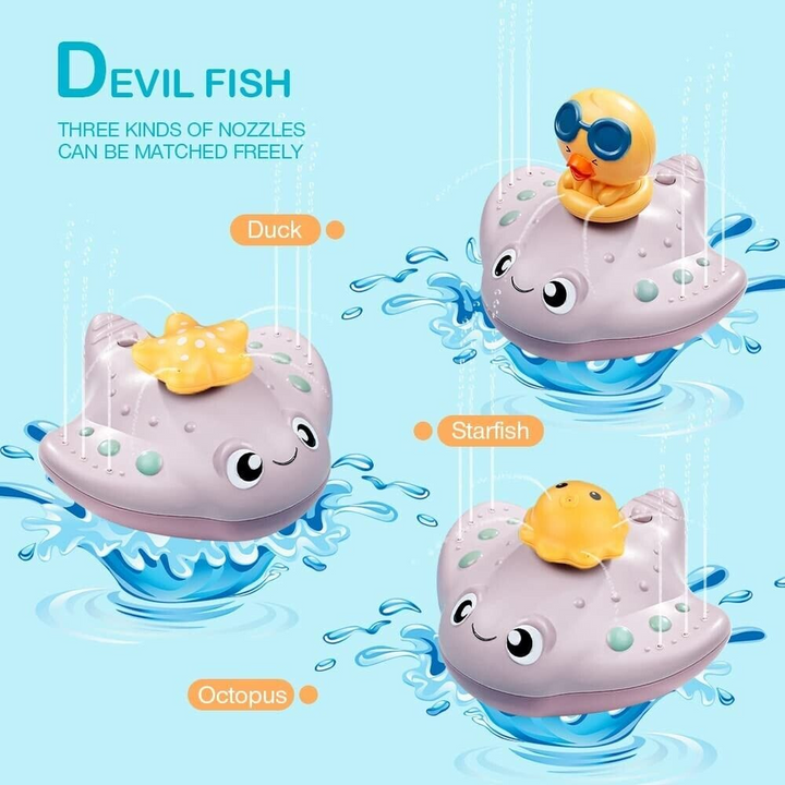 Duck Bath Toy Manta Ray