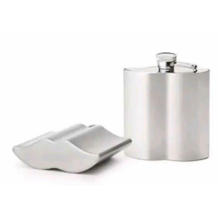 Moustache Shape Hip Flask