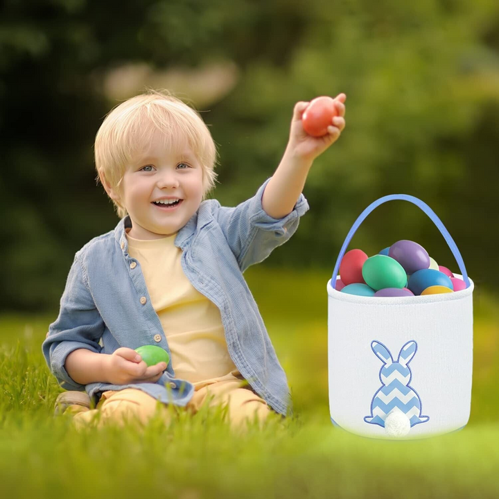 Blue Easter Egg Hunt Bag