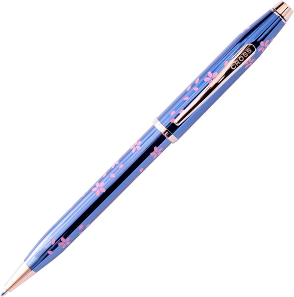 Cross Century II Cherry Blossom Translucent Blue Ballpoint Pen