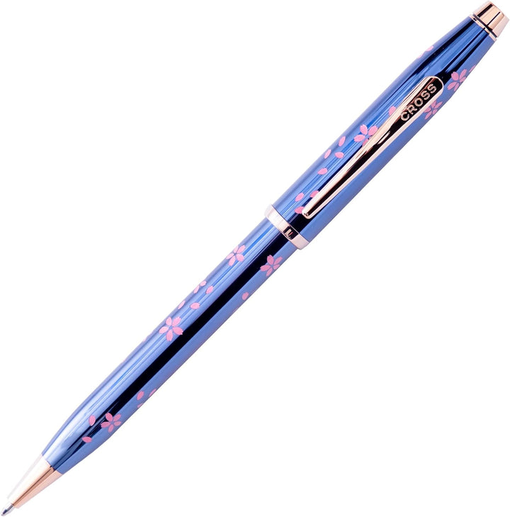 Cross Century II Cherry Blossom Translucent Blue Ballpoint Pen