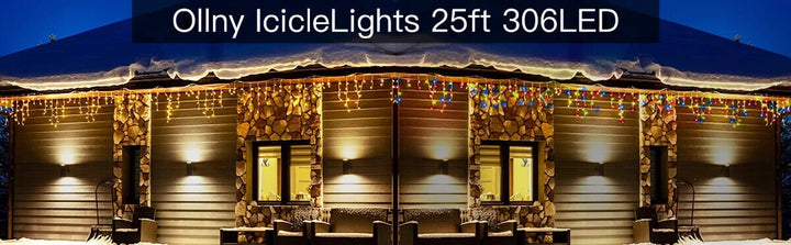 Ollny 306 Multicoloured Xmas String Lights
