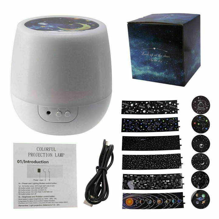 Rotating Projector Star Night Light
