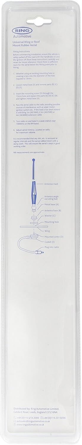 Ring Universal Wing or Roof Aerial